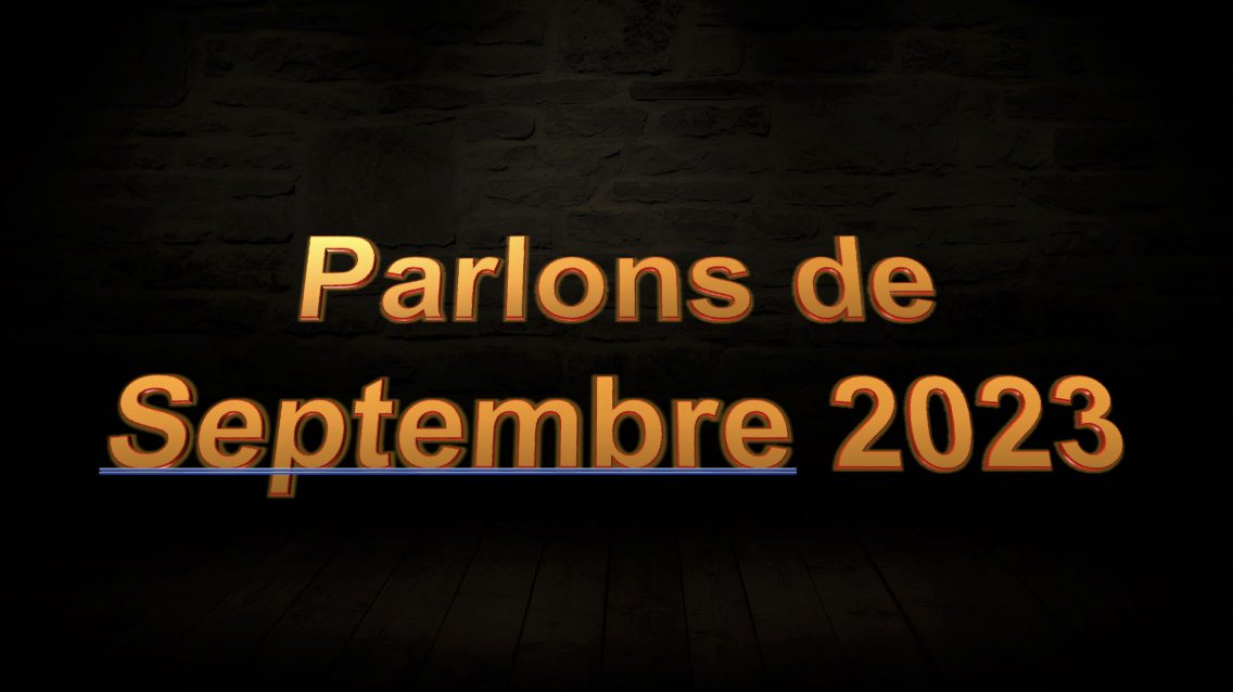 Parlons de Septembre 2023